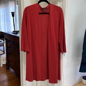 Eileen fisher XL long cardigan